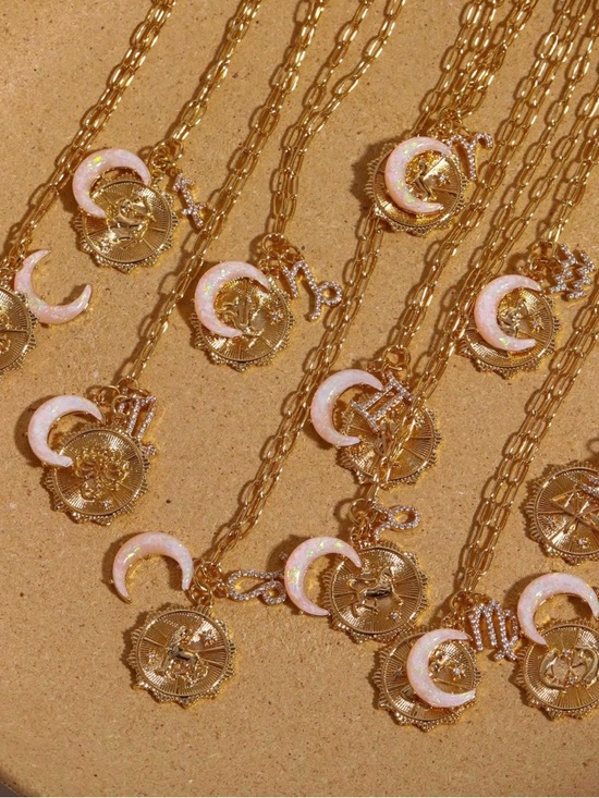 Jewelry - Gold Zodiac Coin Necklace (Pick 1)